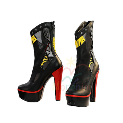 Monenjoy ゼンレスゾーンゼロ 葉瞬光 ブーツ シューズ 靴 雲嶽山 ゼンゼロ/ZZZ 底12cm しゅんこう コスプレ道具