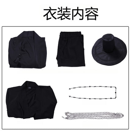 Monenjoy アニメーション映画『KPOPガールズ!デーモン・ハンターズ  サジャ・ボーイズ  コスプレ衣装 黒色 イベント