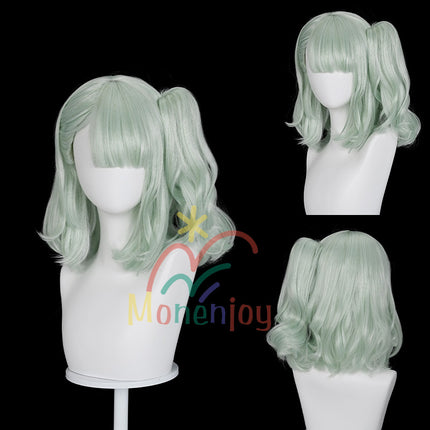 Monenjoy ゼンレスゾーンゼロ バーチャルアイドル レミエルゼンゼロ wig かつら コスプレ 大天使 ウィッグ 千夏 40cm 大天使 千夏蕾咪 ChinatsuRemielGSwig1010