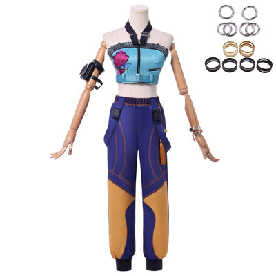 Monenjoy ชุดคอสเพลย์ Rumi จากภาพยนตร์อนิเมะเรื่อง Demon Hunters จาก KPOP Girls ชุดคอสเพลย์ Rumi Zoe สไตล์เกาหลีคุณภาพสูง