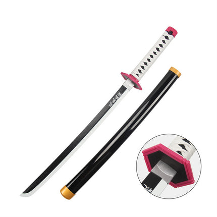 Monenjoy 鬼滅の刃 日輪刀 鬼狩り 我妻 善逸 77cm グッズ 剣戟奇譚 竈門 和風 大正時代 子供用 コスプレ 舞台 おもちゃ 木 イベント 祭り - Monenjoy