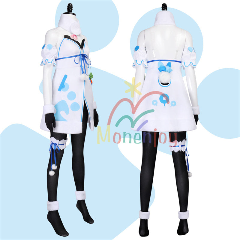 Monenjoy ホロライブ 兎田 ぺこら コスプレ衣装 ライブ服 イベント ホロライブ3期生 YouTuber