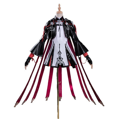 Monenjoy アークナイツ 新約エクシア コスプレ衣装刺繍柄 3d樹脂アクセサリー 高再現度 戦闘服デザイン Exusiai the New Covenant
