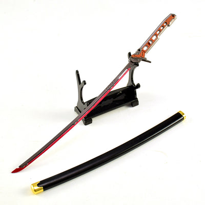 Monenjoy サイバーパンク2077 武士 サムライ刀 26㎝ アリーナブレイクアウト ミニチュア 武器モデル アクセサリー 武器ファン