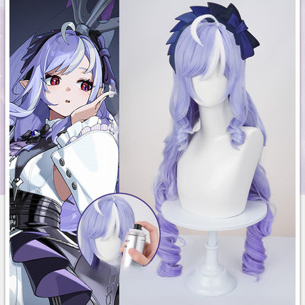 Monenjoy ゼンレスゾーンゼロ ビビアン 90cm モッキンバード ウィッグ ヴィヴィアン コスプレ道具 自然 ヒューゴ カツラ - Monenjoy