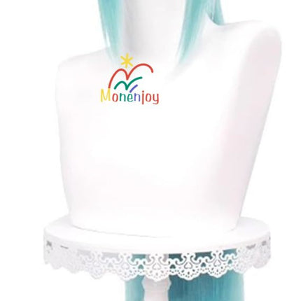 Monenjoy 初音ミク かつら 鬘 WIG ヴァンパイア 吸血鬼 ウィッグ ネット付き コスプレ ツインテール カツラ グッズ アニメ コスプレ道具GS1320 - Monenjoy