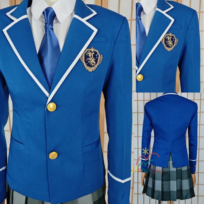 Monenjoy あんさんぶるガールズ! あんず 制服 ユニフォーム 転校生 コスチューム コスプレ