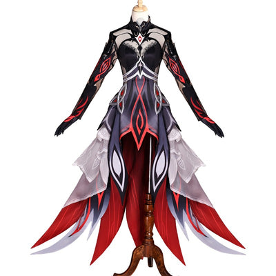 Monenjoy 原神 ロノヴァ Ronova コスプレ衣装 死の執政 魔神 3d樹脂製パーツ ワンピース コスチューム