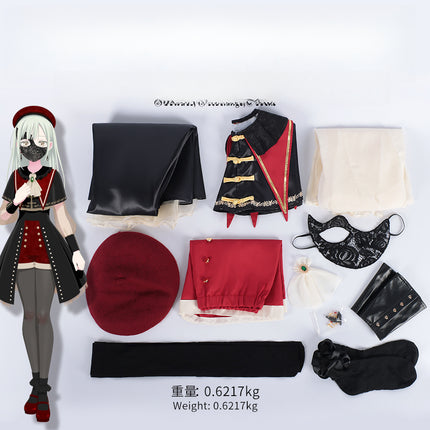 Monenjoy バンドリ!アヴェムジカ TVアニメ ムジカ  若葉 睦 三角 初華 八幡 海鈴 祐天寺 にゃむ 豊川 祥子 イヤリング贈り 舞台服 コスチューム 洋服 イベント 仮装 ロリータ 可愛い  - Monenjoy