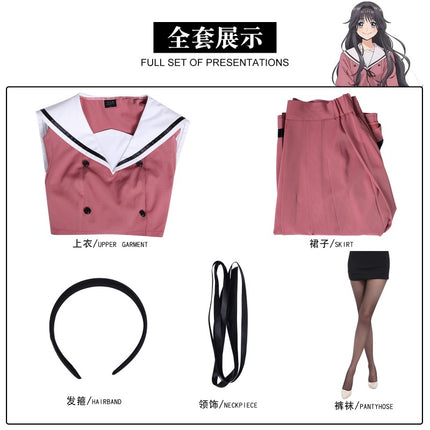 Monenjoy 薫る花は凛と咲く 和栗薫子 コスプレ衣装 JK服 セーラー服 学園服 桔梗学園 イベント ハロウィンGS1877