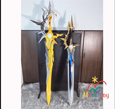 Monenjoy 崩壊スターレイル ファイノン 両手剣 フレイムスティーラーの剣 コスプレ道具 ファイノン Phainon 漆黒の剣 武器レプリカ