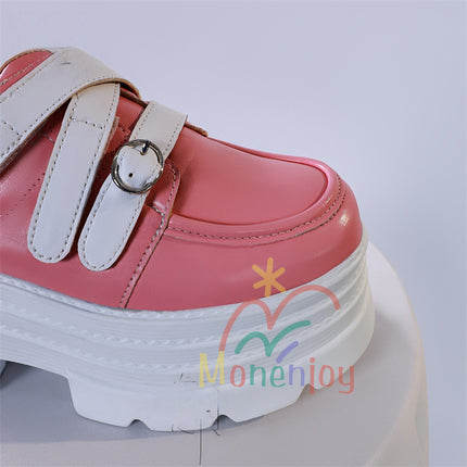 Monenjoy ゼンレスゾーンゼロ バーチャルアイドル レミエル シューズ 大天使 千夏 靴 ゼンゼロ  千夏蕾咪 ChinatsuRemiel GSS1012