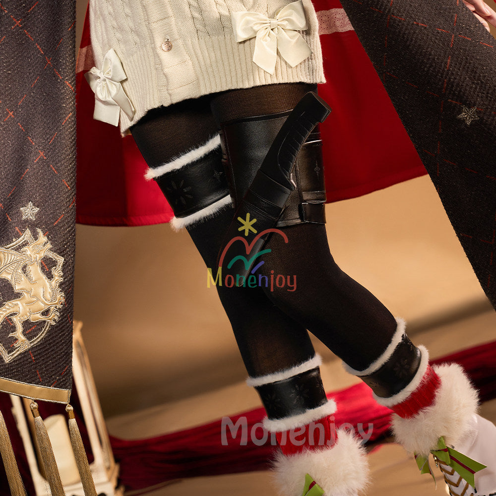 Monenjoy 明日方舟 アークナイツ 焔影リード コスプレ衣装 閃焔の夜 仮装 焰影苇草 Reed The Flame Shadow ハロウィン Monenjoy