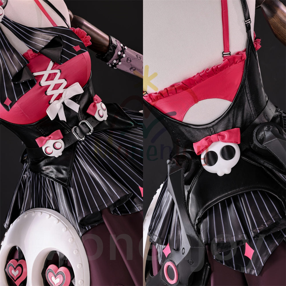 Monenjoy ゼンゼロ アリア 不協和音 コスプレ衣装 妄想エンジェル 光輪付 コスチューム ドレス ゼンレスゾーンゼロ MONENJOY