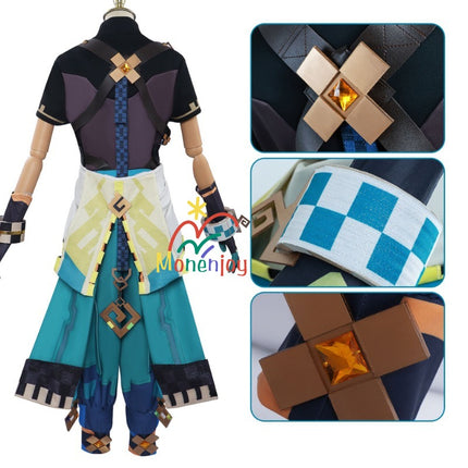 原神 キィニチ コスプレ衣装 高比率再現 ウィッグ+シューズ追加 MONENJOY - Monenjoy