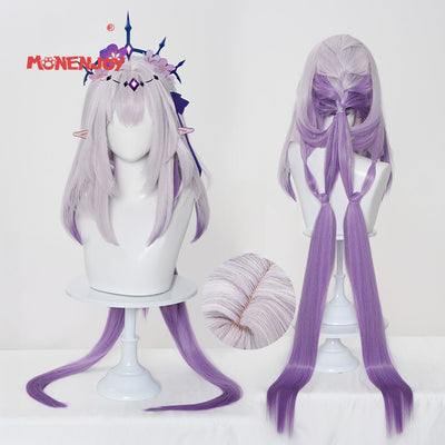 Monenjoy 崩壊スターレイル キャストリス ウィッグ カツラ コスプレ小物 死影の侍女 キャストリス Castorice - Monenjoy