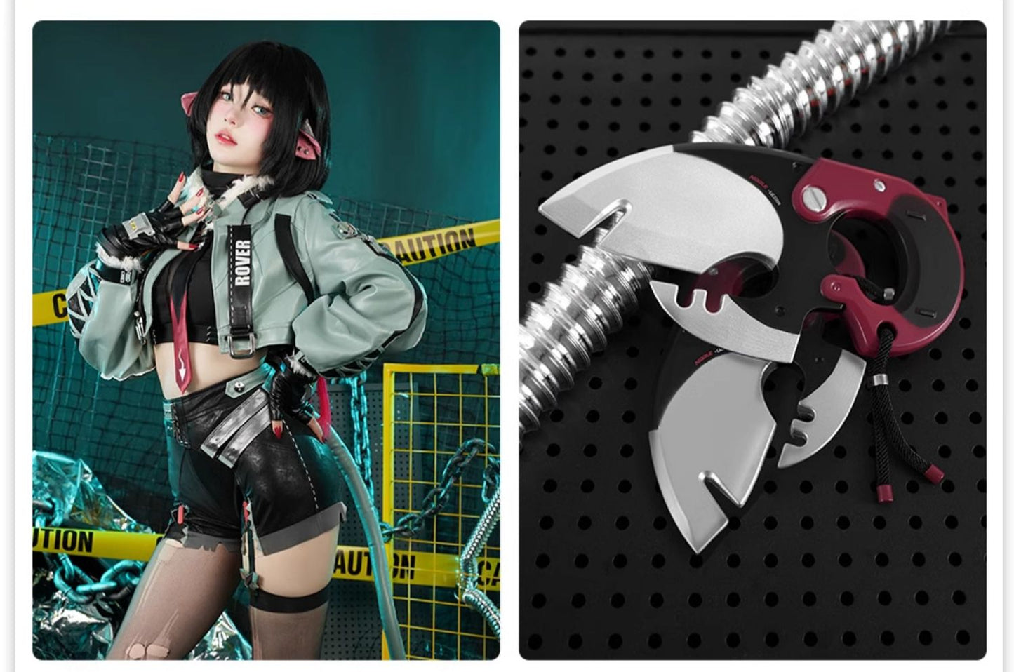 Monenjoy ゼンレスゾーンゼロ ジェーン・ドゥ ウィッグ カツラ 特務捜査班 コスプレ道具 |ゼンゼロ/ZZZ - Monenjoy