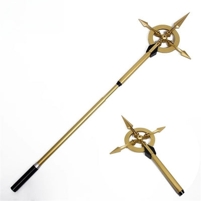 Monenjoy 魔法少女リリカルなのは 魔導師 八神 はやて 長柄武器 モデル 夜天の書 シュベルトクロイツ コスプレ道具 リリカルロボット大戦GS1416 - Monenjoy