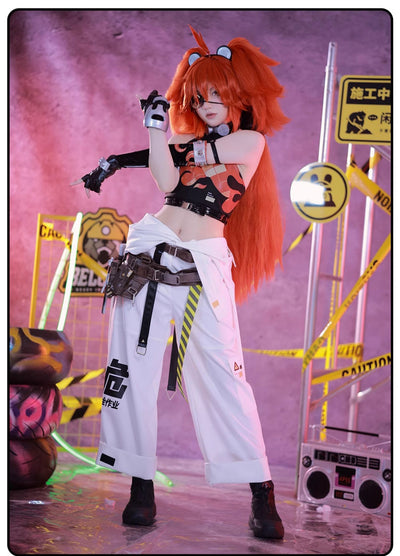 Monenjoy ゼンゼロ 白祇重工 クレタ・ベロボーグ コスチューム 衣装 可愛い 女の子 ゼンゼロ/ZZZ コスプレ 撮影衣装 コス COS 演出 花火祭 ハロウィン イベント 変装 学園祭 - Monenjoy