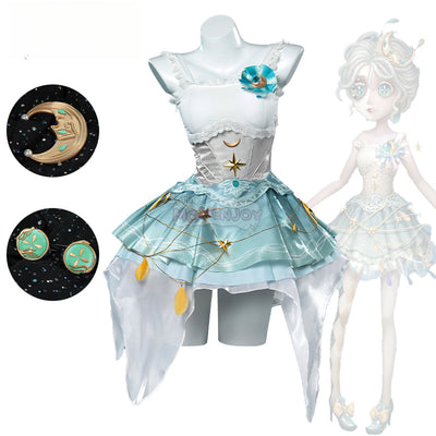Monenjoy アイデンティティ5 踊り子 漂う月光 コスプレ衣装 洋服 髪飾り+眼鏡付 ワンピース イベントGS1338 - Monenjoy