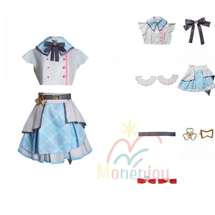 Monenjoy プロジェクトセカイ MORE MORE JUMP! 桃井 愛莉 コスプレ衣装 ステージ服 宮益坂女子学園 コスチューム プロジェクトセカイ カラフルステージ! feat. 初音