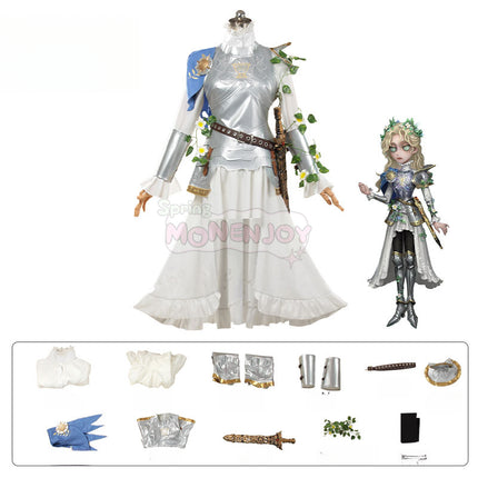 Monenjoy アイデンティティ5 心理学者 患者 銀の騎士 コスプレ衣装 第五人格/IdentityV イベントGS1341 - Monenjoy