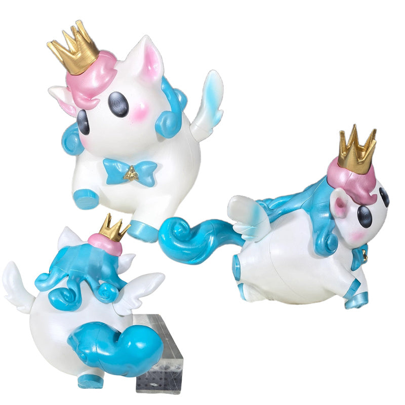 Monenjoy 崩壊スターレイル ヒアンシー 法杖 100cm イカルン 25cm 小動物コスプレ道具 3dPLA材質 昏光の庭、オクヘイマ アクセサリー 撮影道具 実物撮影 イベントGS1415 - Monenjoy