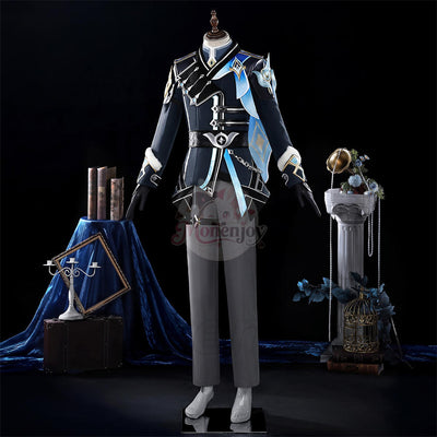 Monenjoy 原神 空 スネージナヤ コスプレ衣装|ユニフォーム 3D PLAパーツ付き Monenjoy