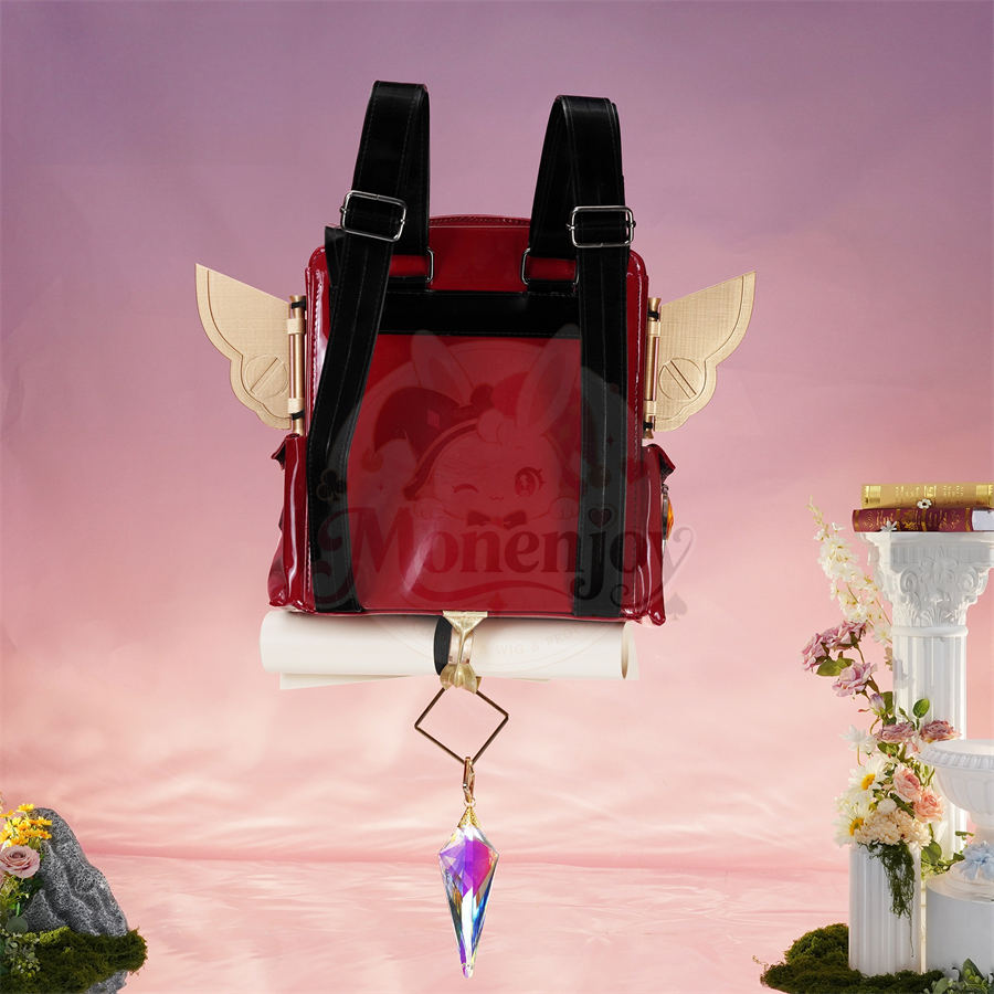 Monenjoy 原神 リンネア 鞄 コスプレ道具 イベント 27*26*10cm MONENJOY