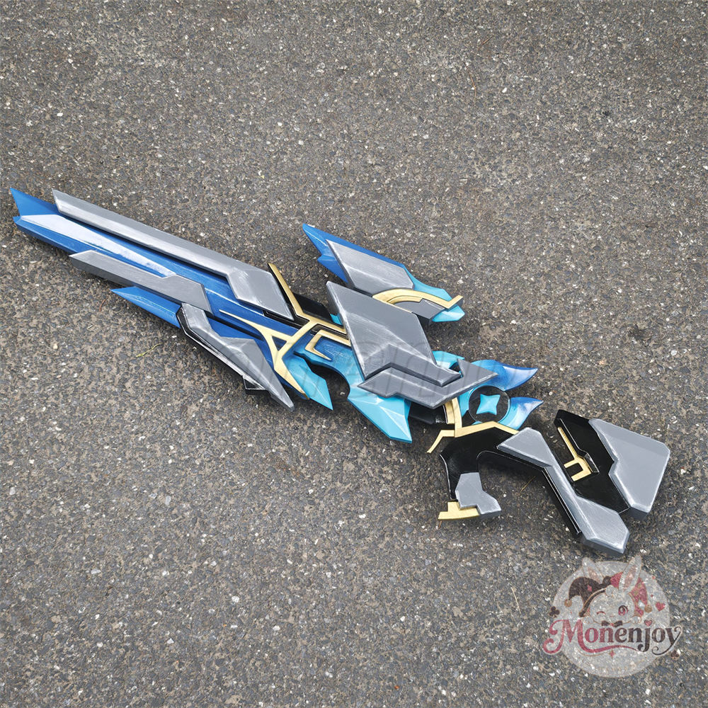 Monenjoy 原神 スネージナヤ 銃型コスプレ武器 72cm PU＋アクリル製