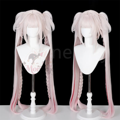 Monenjoy 崩壊スターレイル 火花「甘い夢の電波」100cm 耐熱ウィッグ コスプレ 鬘 アクセサリー付き 高品質ロングウィッグ MONENJOY