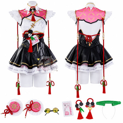 Monenjoy NTE ちぃちゃん ネバエバ ちぃちゃんコスチューム丨ポップン・パンダ コスプレ イベントハロウィン