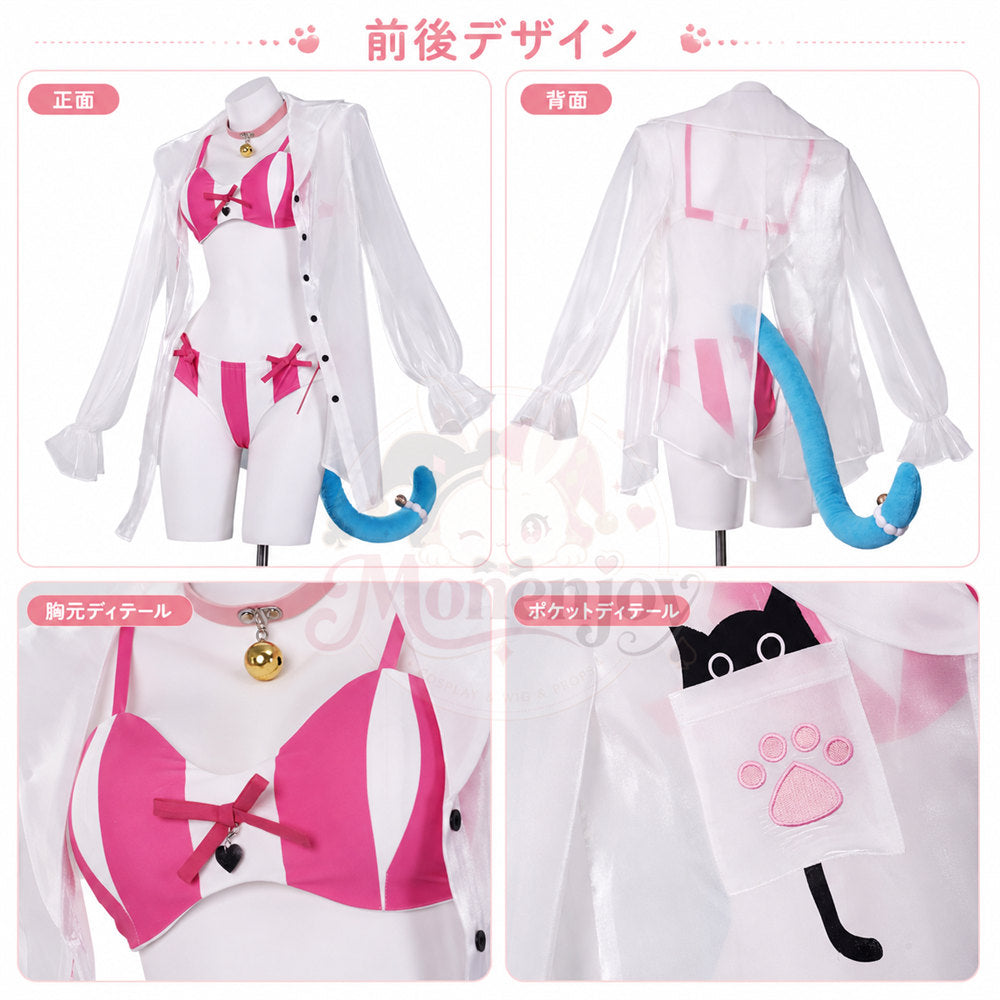Monenjoy NTE ミント コスプレ セパレート 夏 ネバエバ 水着 ミントの休日 イベントハロウィン MONENJOY