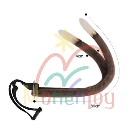 Monenjoy 原神 げんしん 綺良々 尻尾 コスプレ道具 かわいい 飾り ふわふわ - Monenjoy