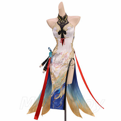 Monenjoy 鳴潮 穂穂(スイスイ)コスプレ衣装|Wuthering Waves 3D PLAパーツ付き ドレスコスチューム