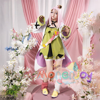 Monenjoy 原神 アイノ　コスプレ衣装 完全再現コスプレセット 　