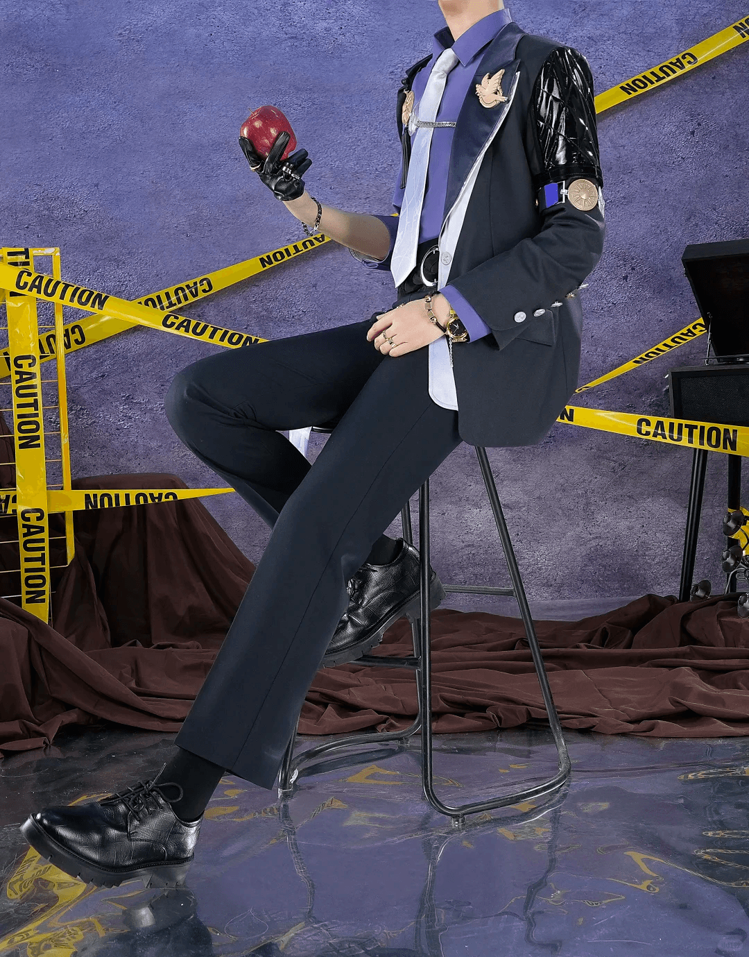 Monenjoy『ゼンゼロ(ゼンレスゾーンゼロ)』ヒューゴ コスプレ衣装 スーツ 豪華コスチューム ※ キャラクター設定資料に基づく完全再現シリーズ - Monenjoy