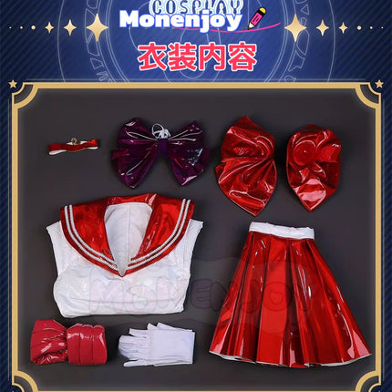 Monenjoy 美少女戦士セーラームーン　火野レイ / セーラーマーズ　コスプレ衣装　セーラースーツ Ver　コスチュームGS1377