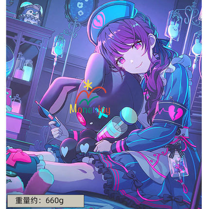 Monenjoy プロセカ 朝比奈まふゆ コスプレ衣装　feat.こぎみゅん　恒常服　ドレス　イベントGs1325 - Monenjoy