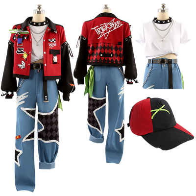 「受注製品」Monenjoy　あんさんぶるスターズ　Trickstar　氷鷹北斗 明星スバル 遊木真 衣更真緒　コスプレ衣装　礼服　舞台服 - Monenjoy