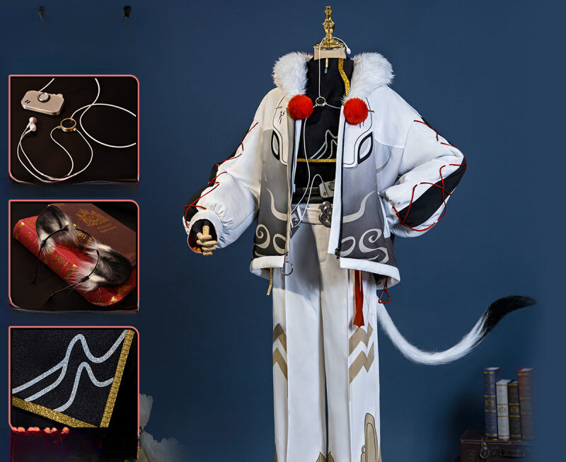 【限定販売】Monenjoy　鳴潮　コスプレ　凌陽（りんよう　コスチューム　カッコイイ　イベント　実物化　ハロウィン　舞台服 - Monenjoy