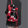 Monenjoy　痛バッグ　 ギター ショルダーバッグ アニメ　地雷系　パンク　渋谷　原宿ファション　コスプレ　2次元　萌えグッズ　バックパック/リュック 可愛い　デザイン　装備品　アクセサリー - Monenjoy