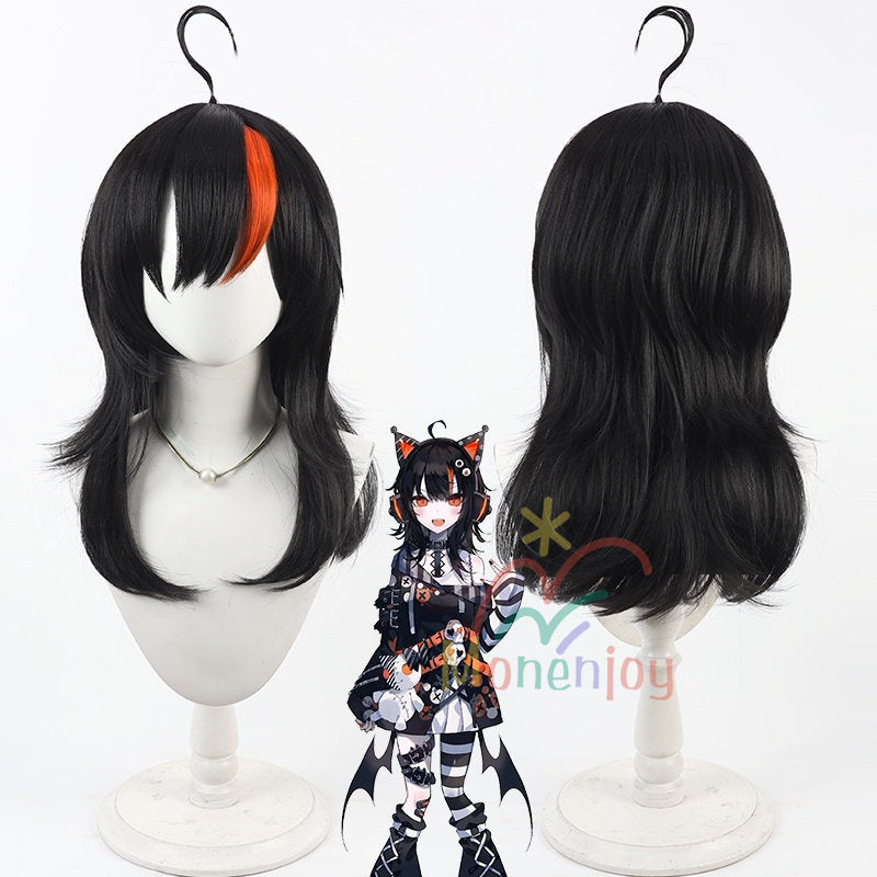 Monenjoy 魔法少女ノ魔女裁判　 沢渡 ココ　 かつら　55cm　囚人番号669　コスプレ　ふんわり　自然感　まのさば ウィッグ　鬘　コスプレ道具