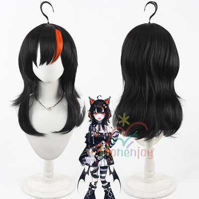 Monenjoy 魔法少女ノ魔女裁判　 沢渡 ココ　 かつら　55cm　囚人番号669　コスプレ　ふんわり　自然感　まのさば ウィッグ　鬘　コスプレ道具