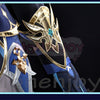 Monenjoy　原神 ローエン コスプレ 衣装  3Dプリント樹脂パーツ 氷元素 騎士団副隊長 イベント向け高品質 Monenjoy