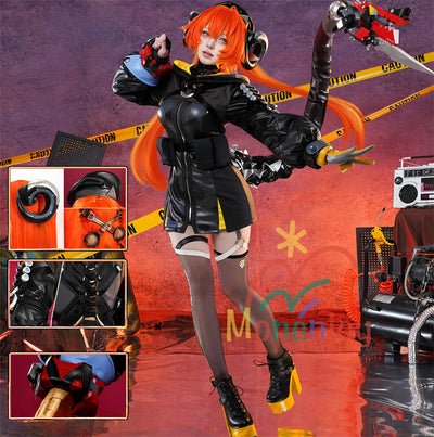 Monenjoy　ゼンレスゾーンゼロ オルペウス コスプレ衣装 鬼火　尻尾追加　ゼンゼロ　オボルス小隊　コスチューム　イベント