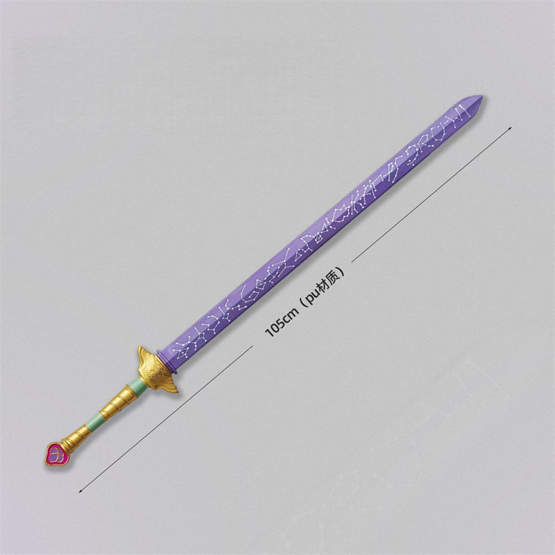 Monenjoy KPOPガールズ! デーモン・ハンターズ ルミ 剣 105cm PU製 コスプレ武器 プロップ
