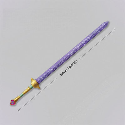 Monenjoy KPOPガールズ! デーモン・ハンターズ ルミ 剣 105cm PU製 コスプレ武器 プロップ