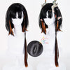 Monenjoy　アークナイツ　 ジエ　カツラ　65cm　歳　鬘　歳獣　 颉　コスプレ道具　自然感　耐熱ウィッグ MONENJOY