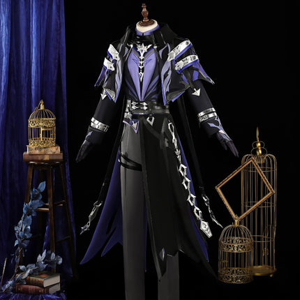 Monenjoy　原神 フリンズ　コスプレ衣装　Genshin　ライトキーパー　雷元素　 闇影と灯り　 コスチューム　ナド・クライ　